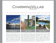 Tablet Screenshot of charmingvillas.net